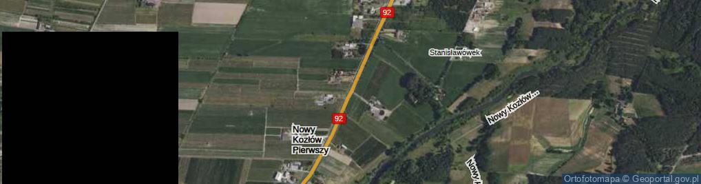 Zdjęcie satelitarne Nowy Kozłów Pierwszy ul.